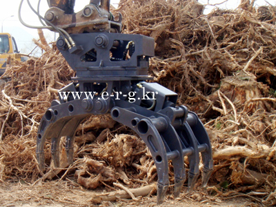 Rotation Type Wood Grapple
